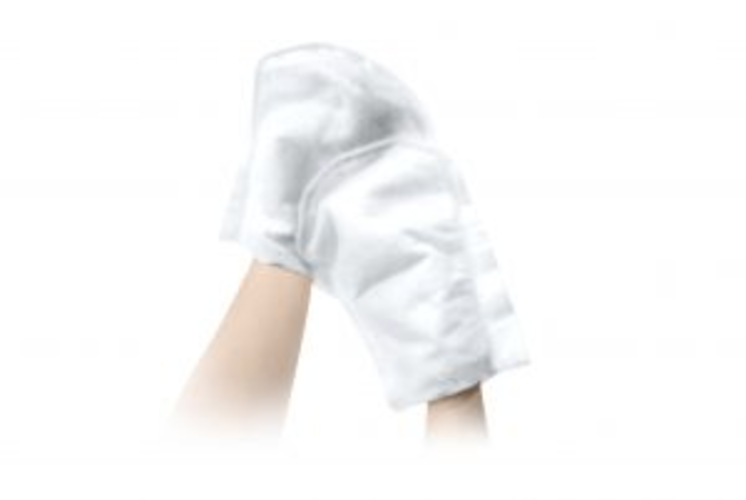 Manopole saponate guanti saponati per allettati  - confezione da 100 pezzi in anteprima