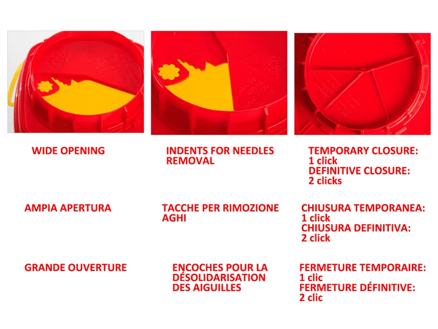 Contenitore per rifiuti taglienti - 3 litri in anteprima