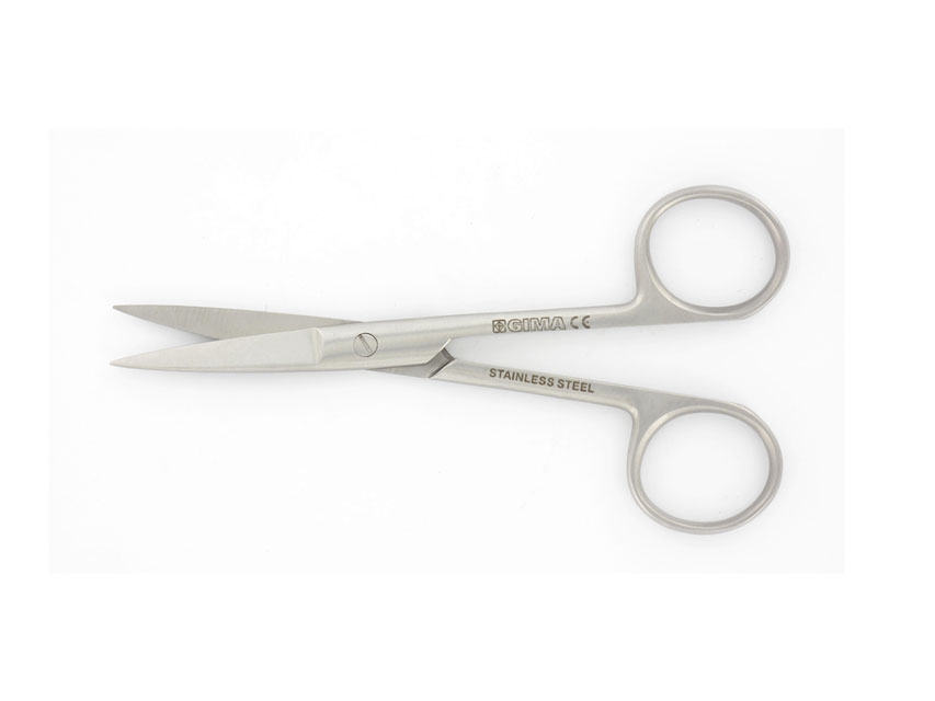 Forbice retta punte acute 14,5 cm in anteprima