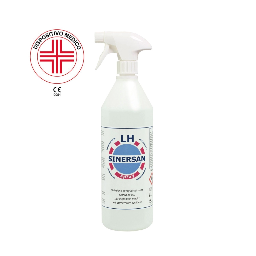 LH SINERSAN SPRAY Disinfettante per superfici decontaminate a soluzione idroalcolica