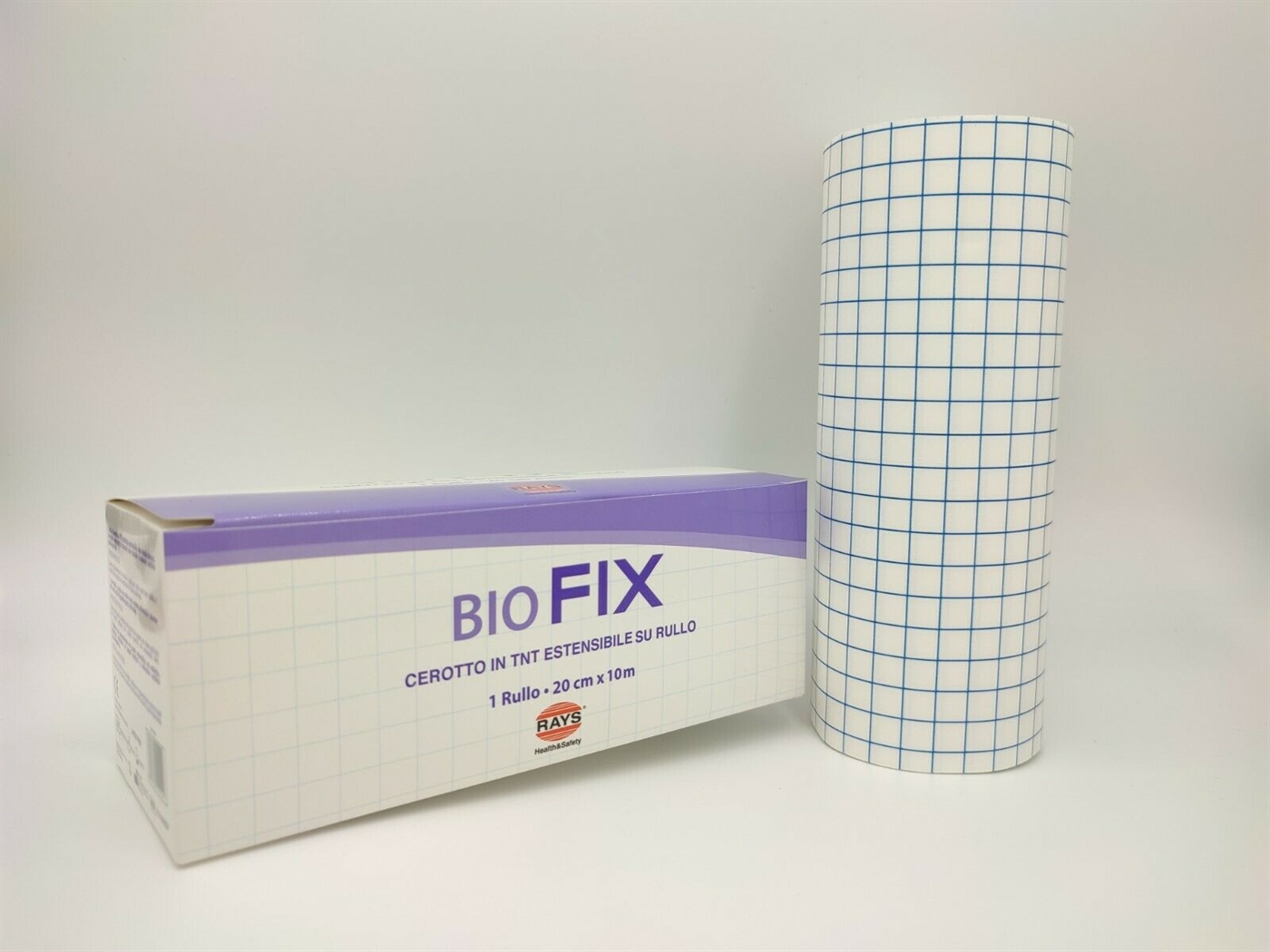 Cerotto estensibile microforato in tnt per fissaggio medicazioni, BIOFIX - 10cm/15cm/20cm x 10mt - RAYS - 20jjcmjjxjj10jjm
