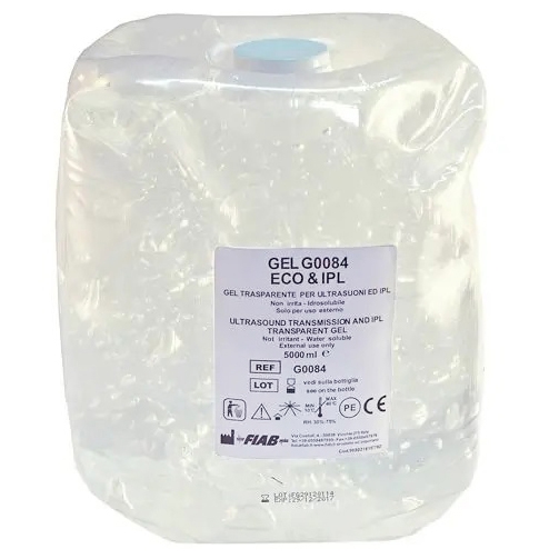 Gel per ultrasuoni ECG ecografia liquido trasparente con dosatore - 260 ml/5000 ml - FIAB - 5000jjml