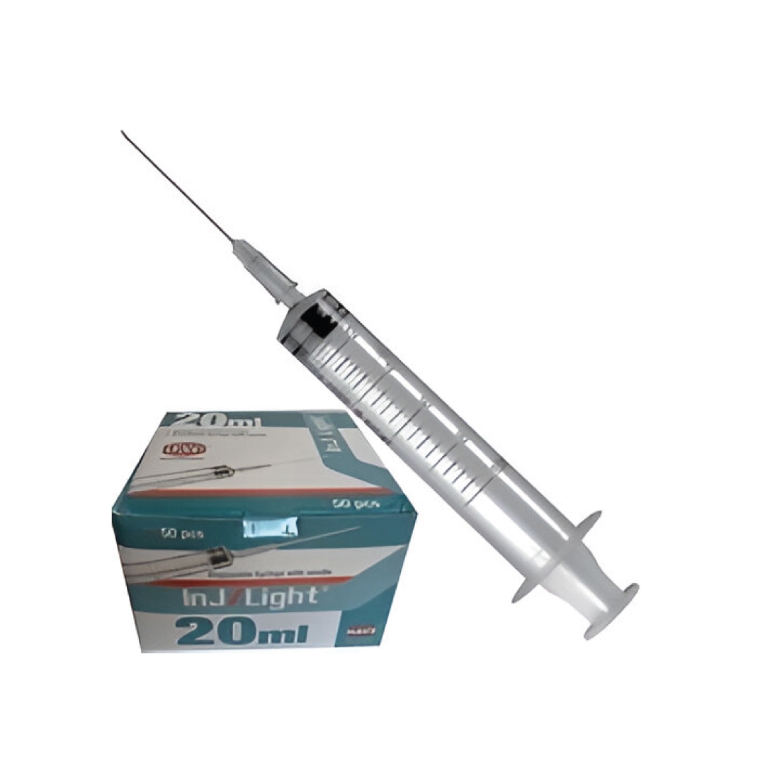 Siringhe monouso da 20 ml con ago