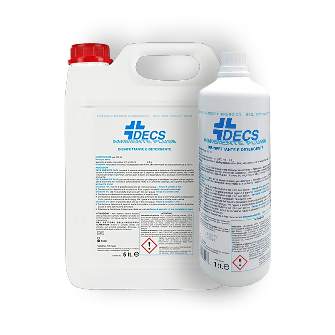 Disinfettante detergente per uso ambientale