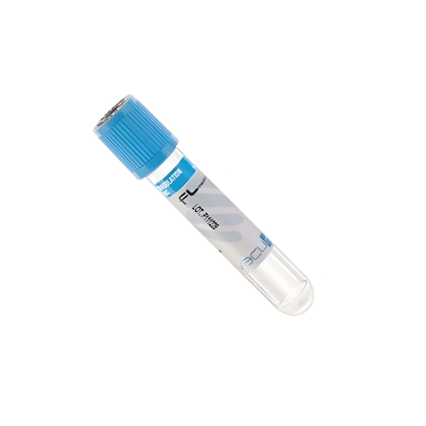 provetta tappo azzurro